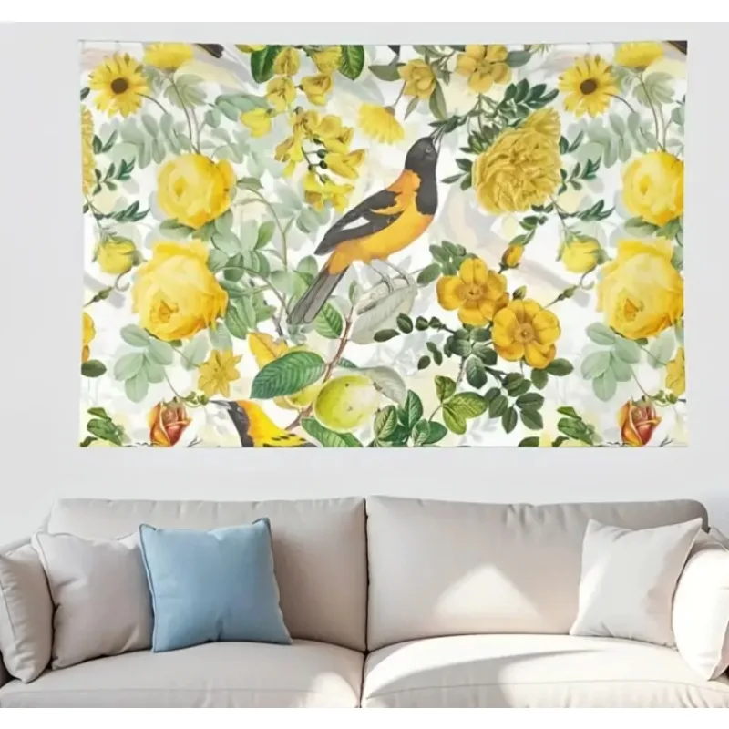 

Rose Botanical Garden Tapestry Wall Hanging Suitable for Living Room Bedroom Dormitory Decoration Home Decor.