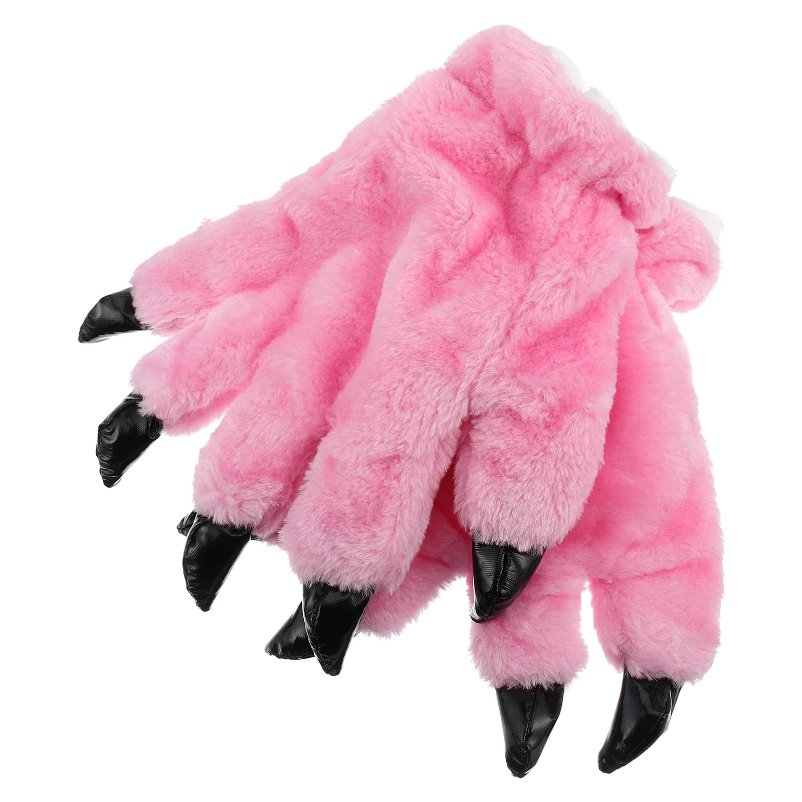 

Gloves Party Creative Paw Playful Role-play Supplies Cartoon Plush Prop Warm Winter