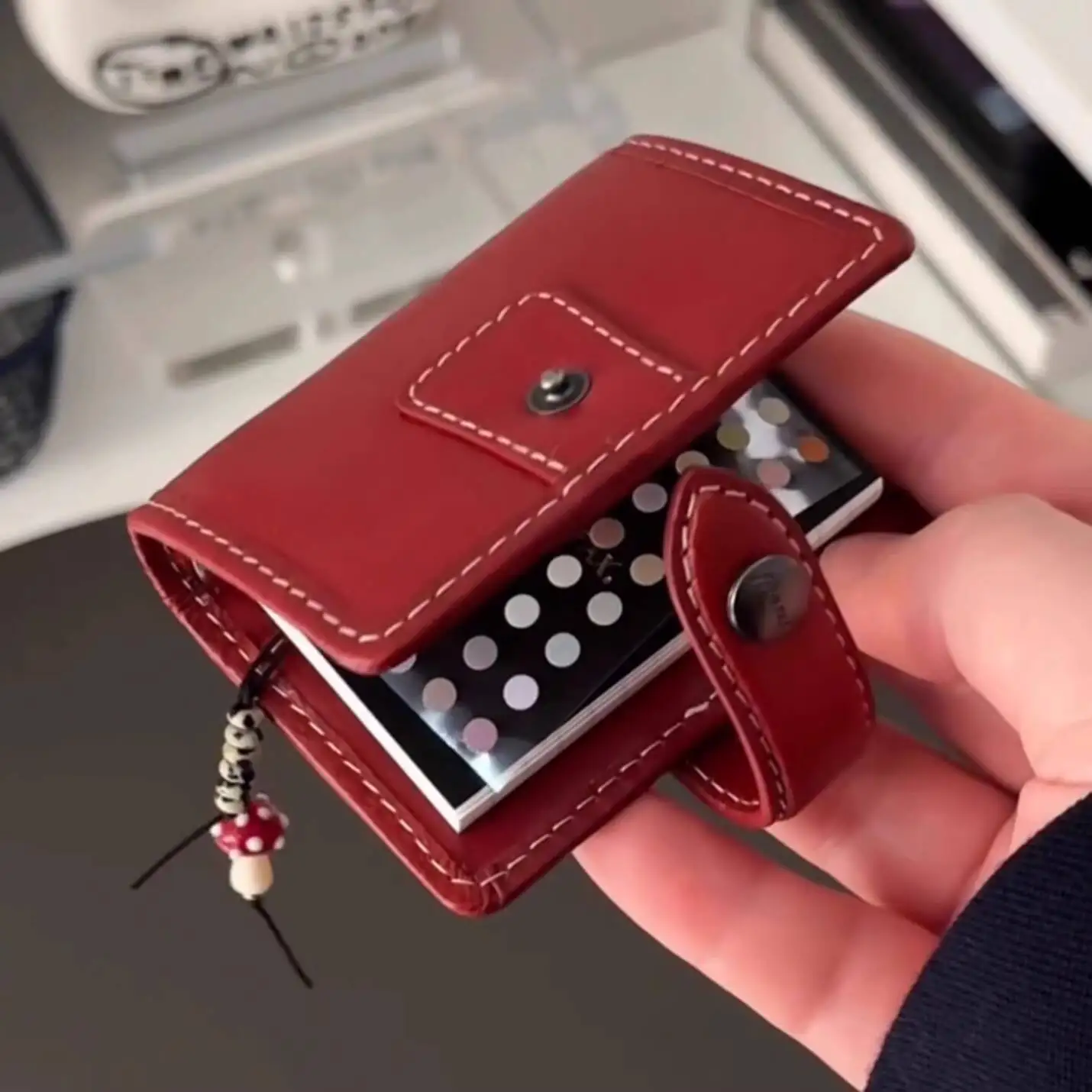 สมุดแพลนเนอร์แบบหลวมขนาดเล็กพกพาสะดวก รุ่น A10  ปกหนัง PU