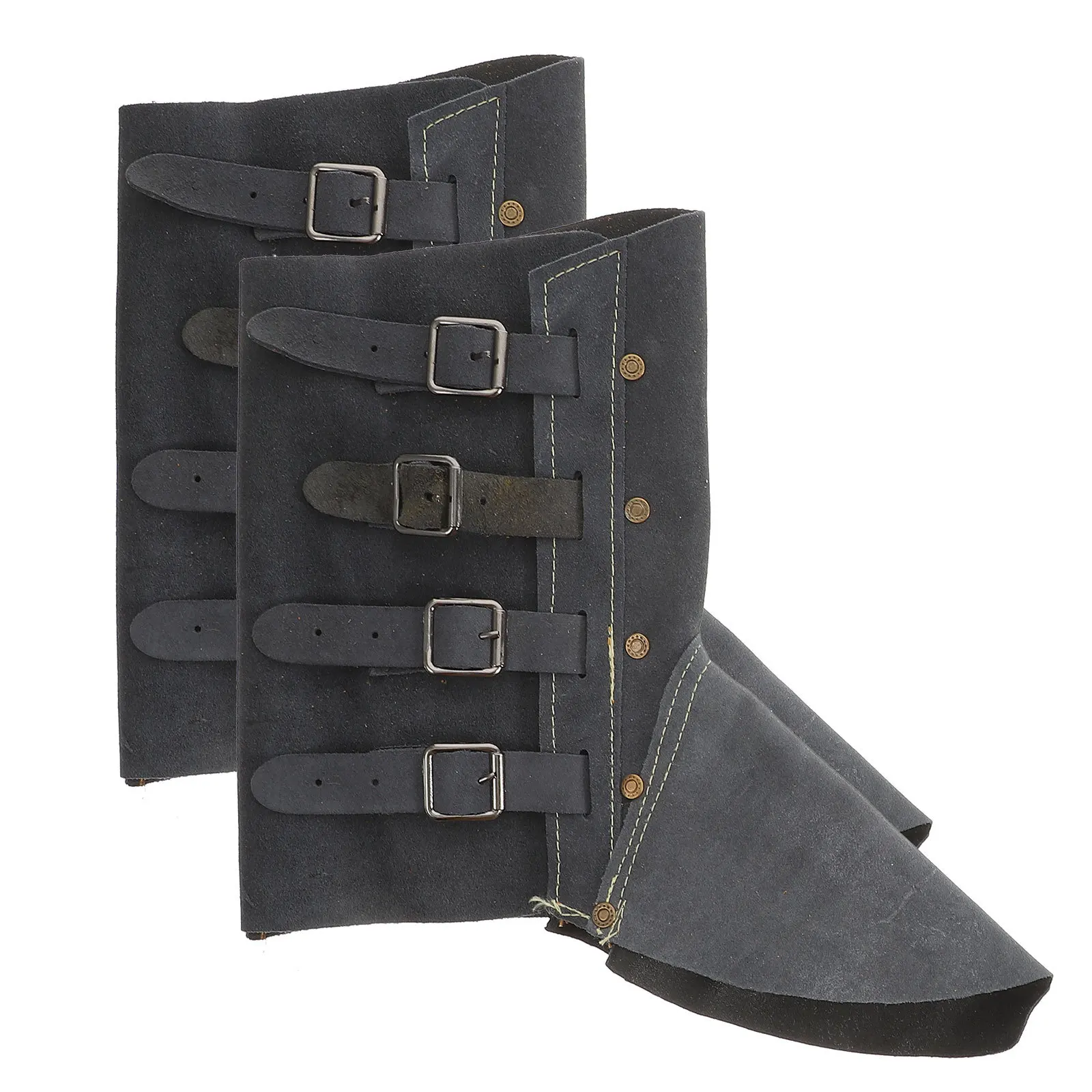 1 قطعة غطاء حماية لحام شديد التحمل مثبطات اللهب واقي القدم خفيف الوزن محمول لحام الحذاء الأزرق الداكن #2