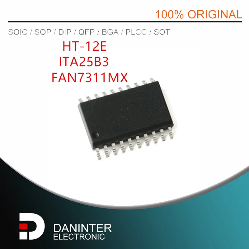 10PCS/LOT  HT-12E HT12E ITA25B3  FAN7311MX FAN7311 SOP20