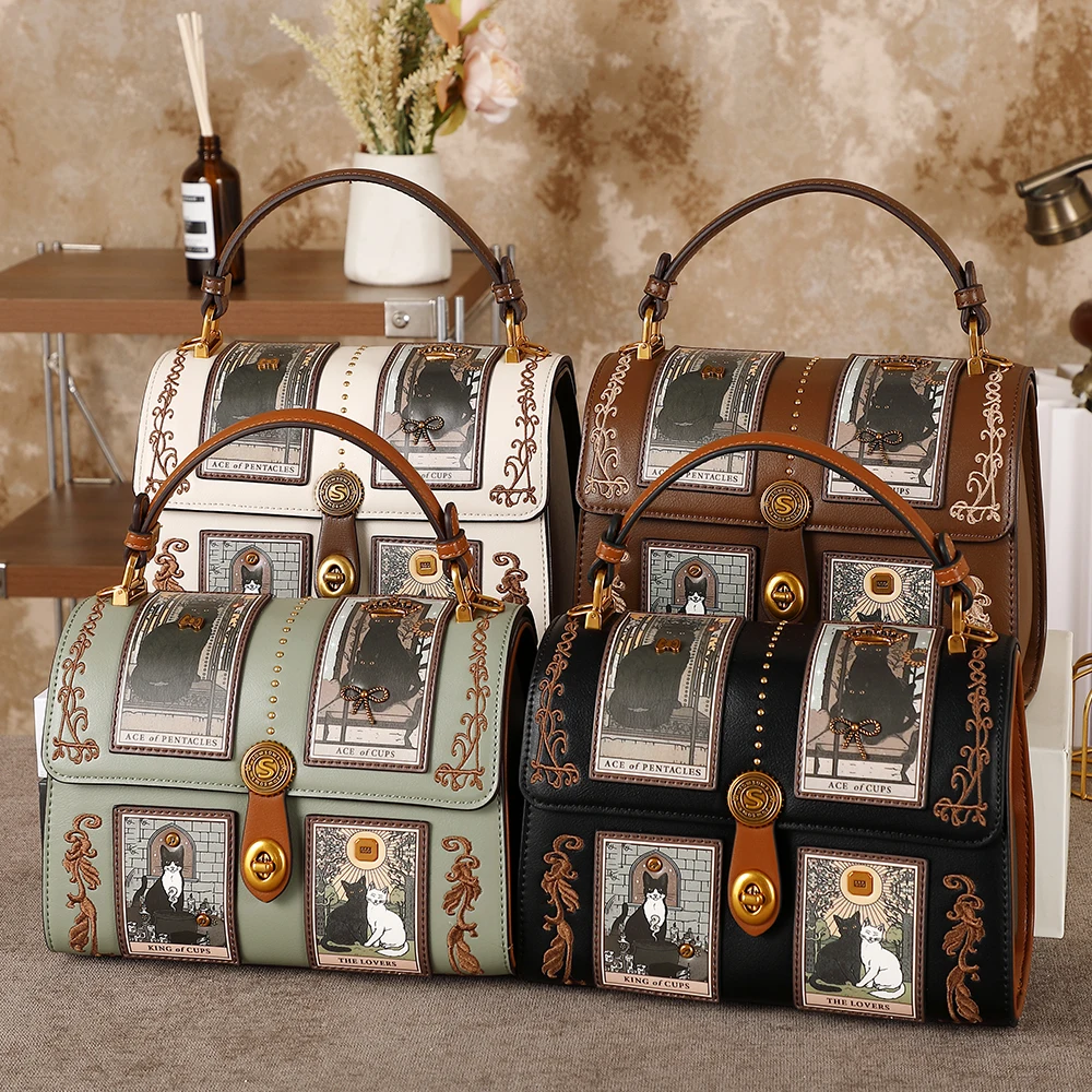 

Ladies' Handbag 2026 New Fashionable Cartoon Elf Cat Handbag Crossbody Bag, a fashionable and versatile daily essential perfect