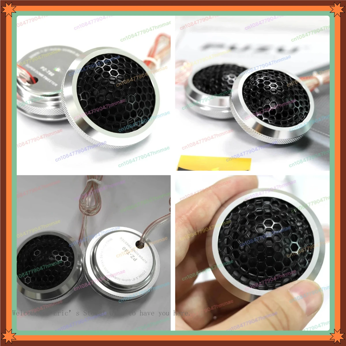 PZ-T60 Car Tweeter 12V High Frequency Speaker For Auto Audio Upgrade High End Sound System 1 Inch Titanium 200W Max Door Mount