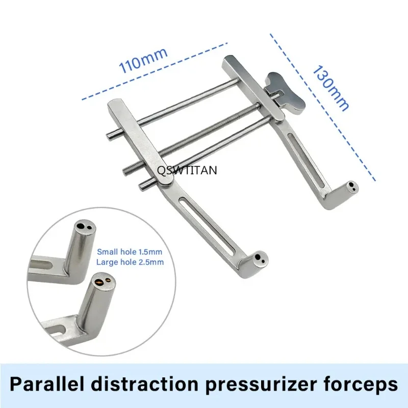 Autoclavable Stainless Steel Orthopedic Instruments Kirschner Needle Spreader Surgical Spreader Parallel Compression Forceps