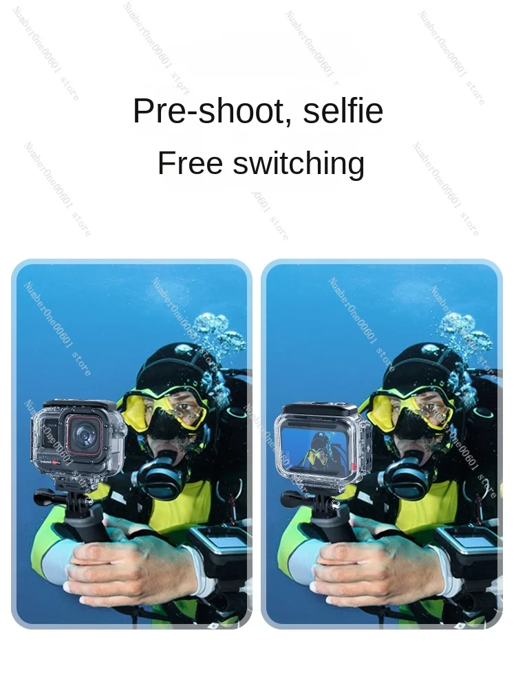 Applicable Shadow Stone Insta360 Acepro Diving Protective Shell 60 M Waterproof Shield Waterproof Case Accessories