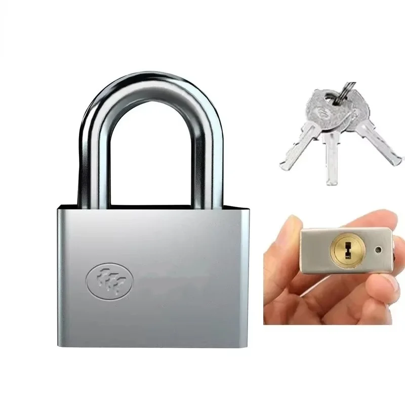 Outdoor Special 304 Stainless Steel Padlock Waterproof, Anti-Theft Lock Core For Outdoor Communications Electric Power Shipping