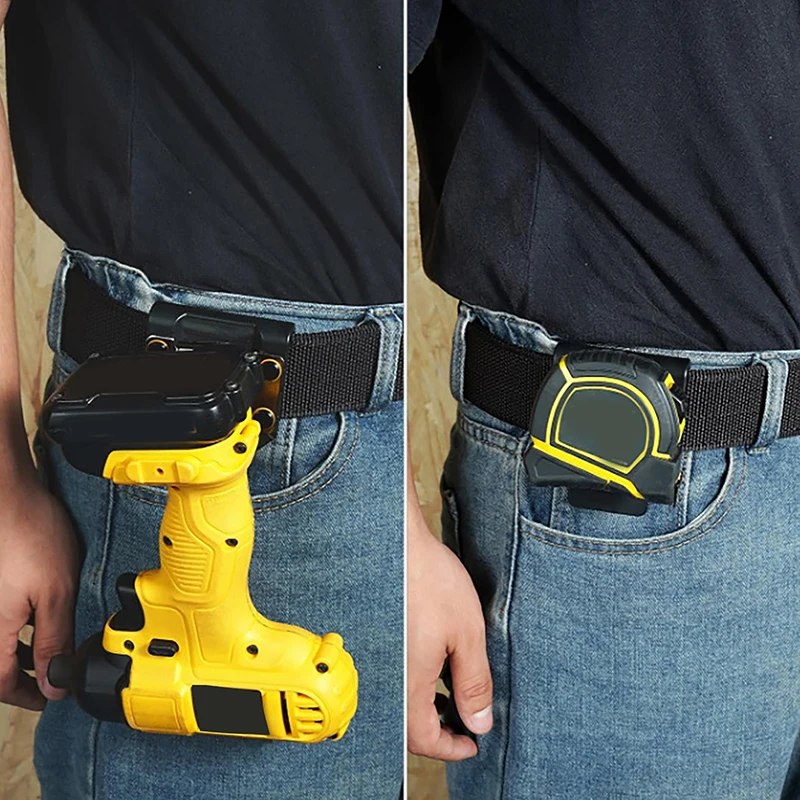 3/1PCS Drill Belt Holder Drill Holder For Tool Belt,Drill Belt Clip Drill Holster Tape Measure Holder,Drill Belt Holder