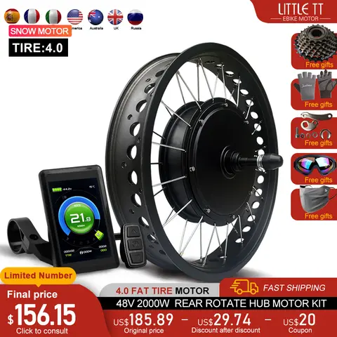 10 best sales elcykelkonverteringskit 2000w - №4