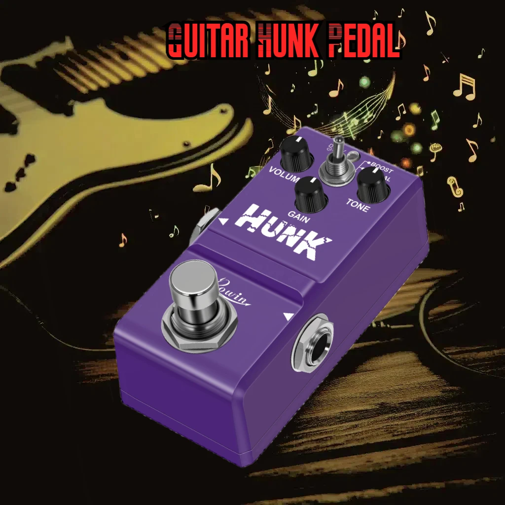 

Rowin Classic British Style HUNK Guitar Effect Pedal High Gain Solo Distortion Super Tiny Effector