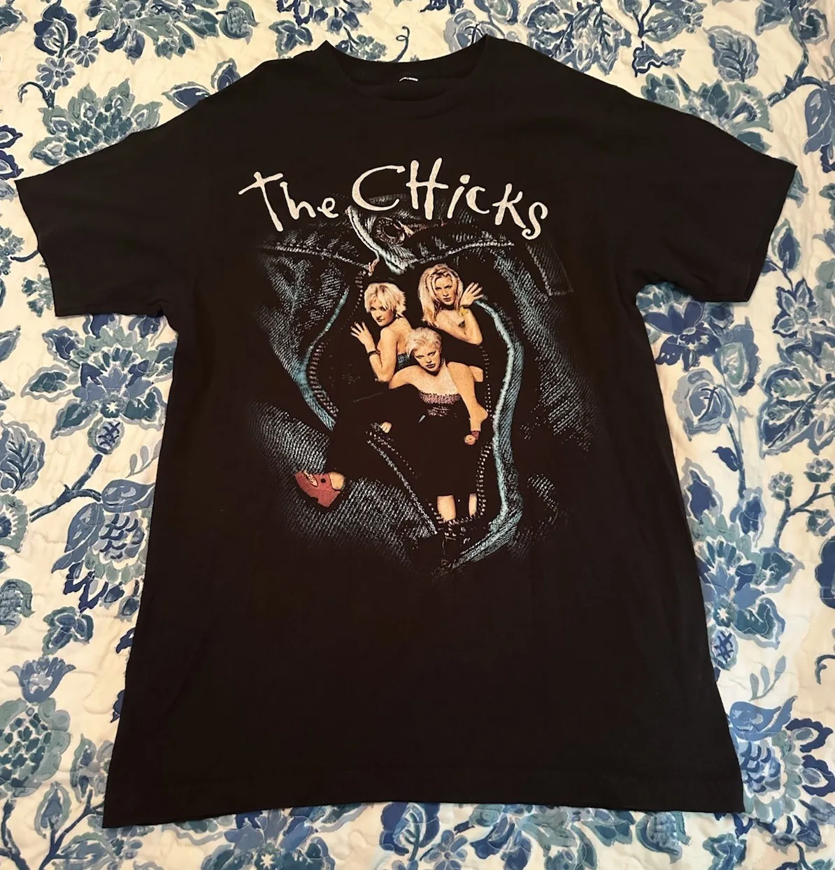 

The Chicks Music Group T Shirt Size Small Black Dixie Concert