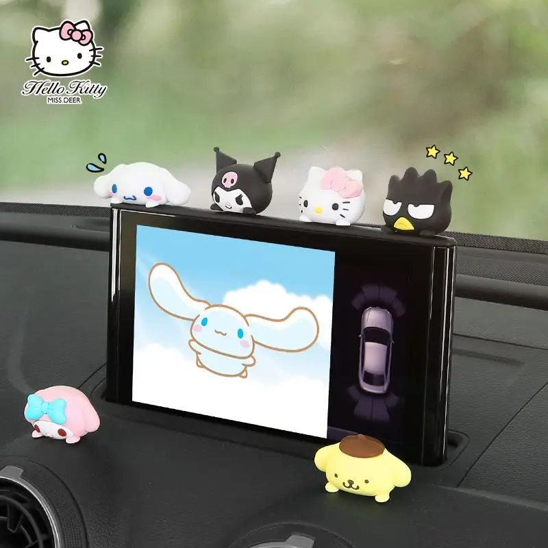 Hello Kitty Car Ornaments Cartoon Cute Automobile Inside Car Accessories Student Girl Desktop Figure Room Decor Exquisite Gift