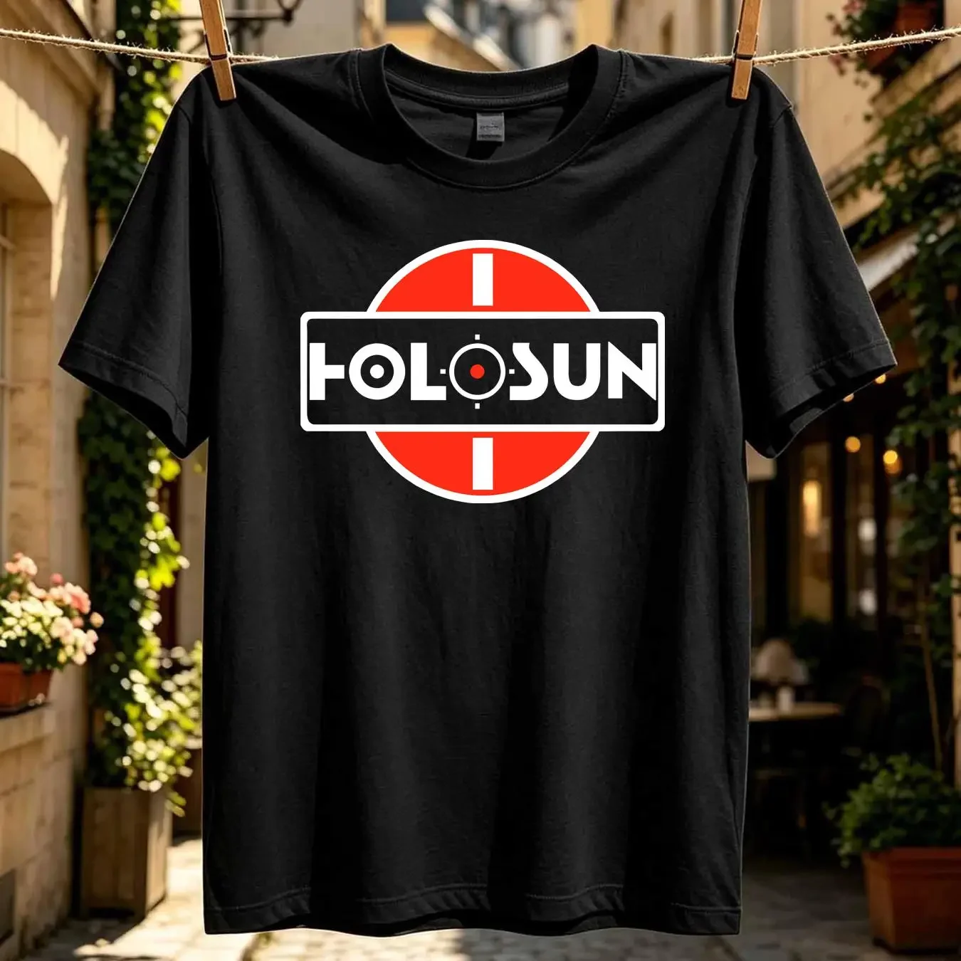washed T Shirt Holosun Optics Red Dot Sights Laser Scope Pistol Gun Black Size S 5XL vintage Washed Slightly designer clothes