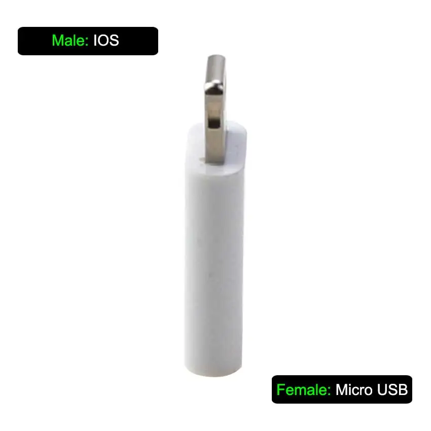 2pcs สำหรับ iPhone Micro USB/Type-C อะแดปเตอร์ชายหญิง Converter สำหรับอะแดปเตอร์สำหรับ iPhone 6 6 S 7 8 PLUS X 10 สำหรับ iPad