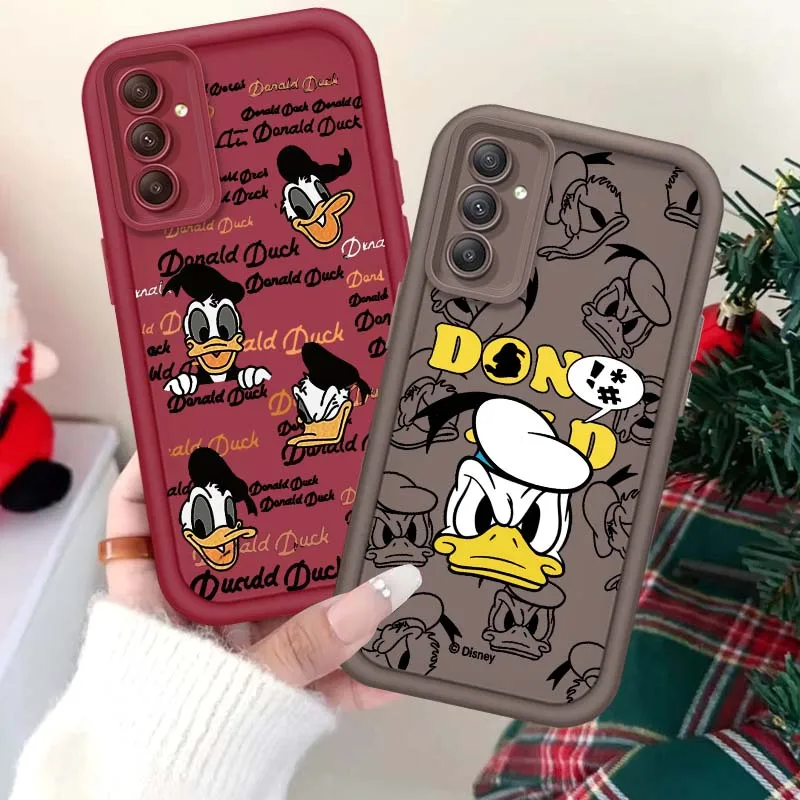 

Disney Donald Duck Cute For Samsung A71 A52 A51 A34 A33 A22 A16 A15 A13 A04 A06 Note 20 Ultra 5G Eye Ladder