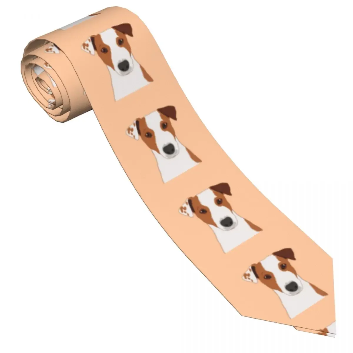 Casual Arrowhead Skinny Jack Russell Terrier Dog Necktie Slim Tie For Party Formal 