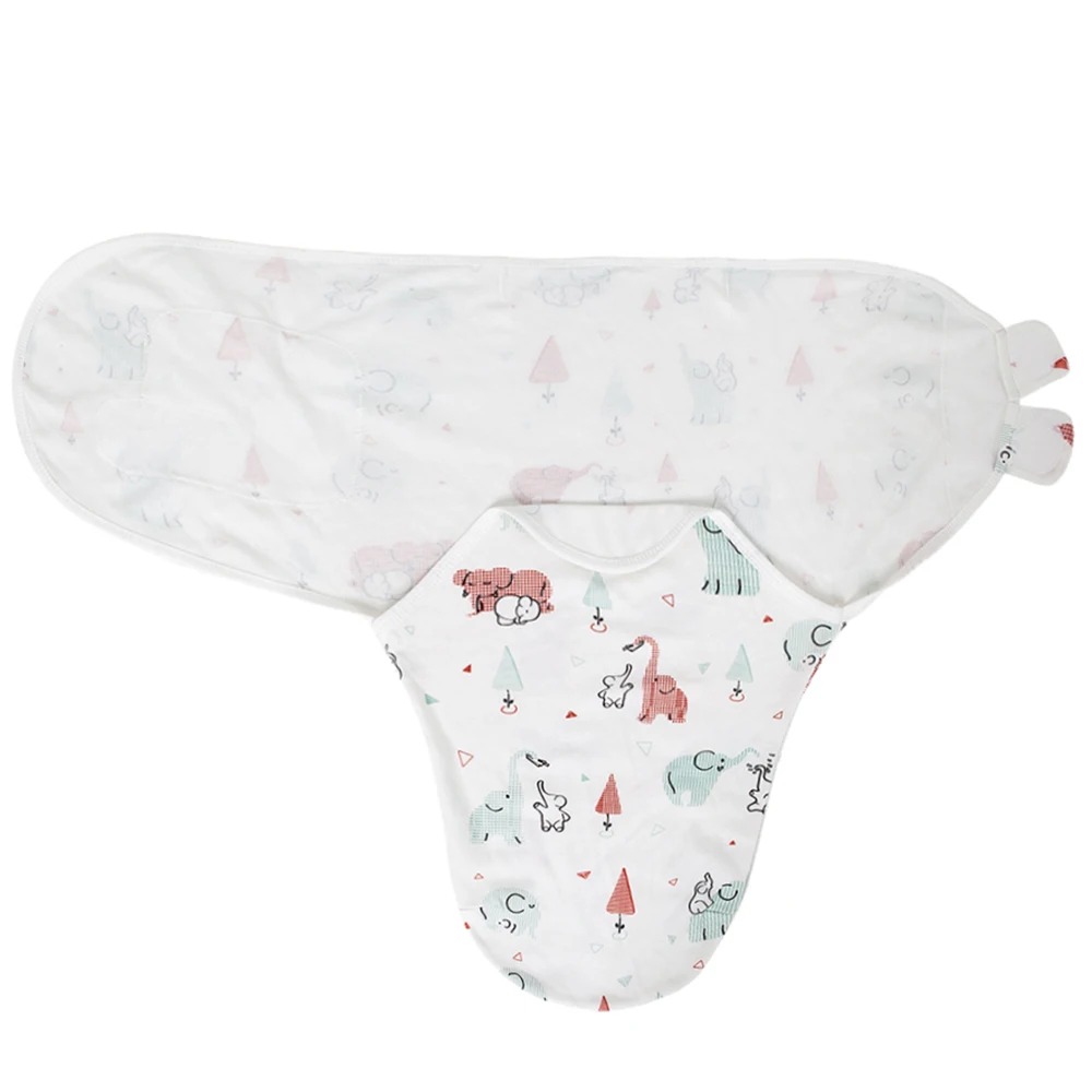 100% القطن الطفل كيس النوم لحديثي الولادة استخراج المغلف قماط شرنقة الطفل بطانية التقميط التفاف كيس النوم لطفلة