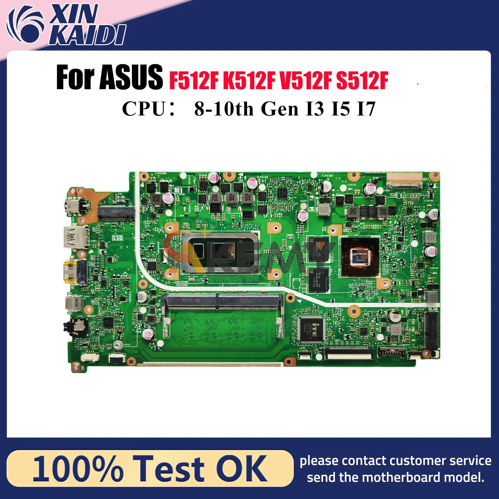 

X512FF Материнская плата для ноутбука ASUS V5000F S512F V512F X512F X512FL X512FLC F512F X512FJ K512F X512FJG Материнская плата с процессором I3 I5 I7