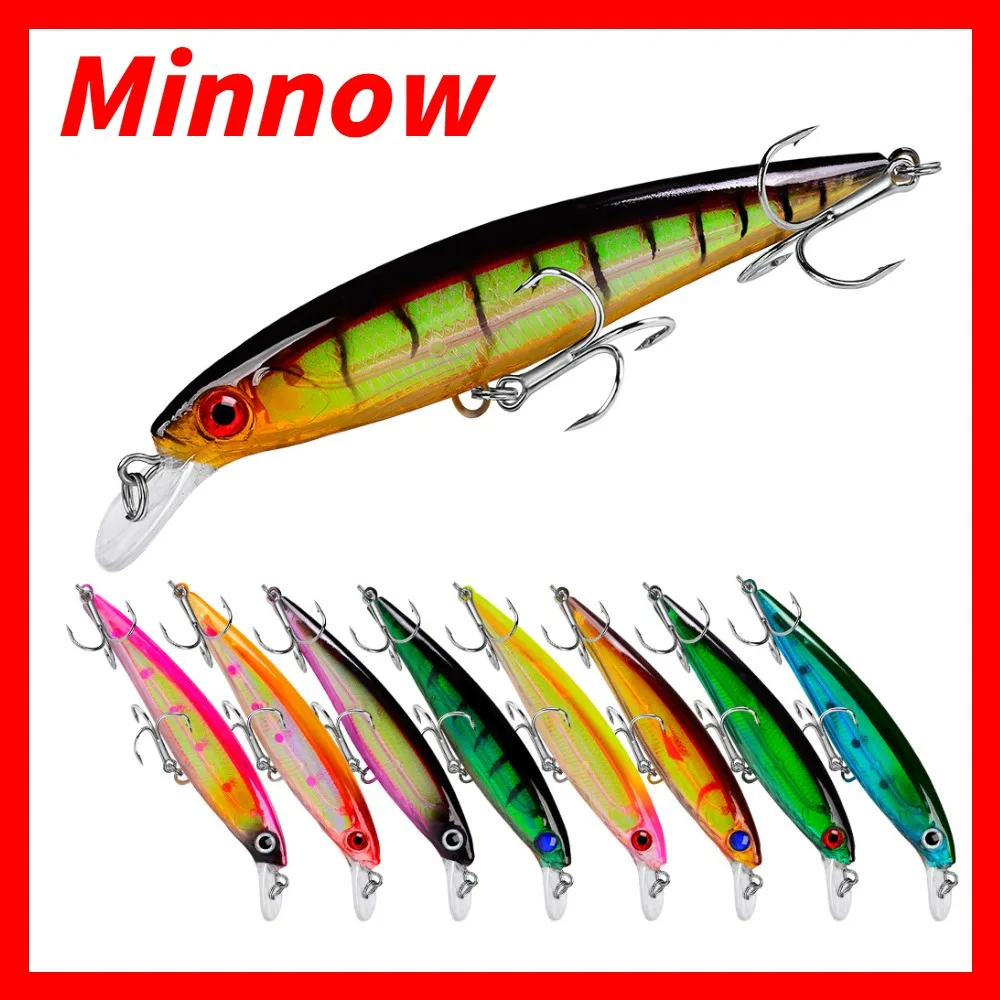 

1PCS Japan Minnow Fishing Lure Artificial Pesca Hard Bait Professional Wobblers Swimbait Bass Pike Carp