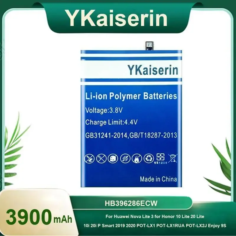 Battery HB396286ECW For Huawei Nova Lite 3 For Honor 10 Lite 20 Lite 10i 20i P Smart 2019 2020 Pot-LX1 Pot-LX1RUA Enjoy 9S