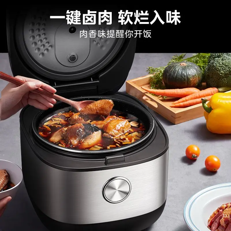 Midea rice cooker 4 L large-capacity home smart reservation multi-functional energy-gathering stew antibacterial inner
