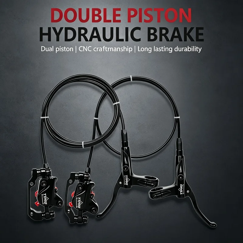 TTPRO MT200 Mountain Bike Hydraulic Disc Brake Caliper Piston Oil Disc Brake Kit Bicycle Brake Spare Parts