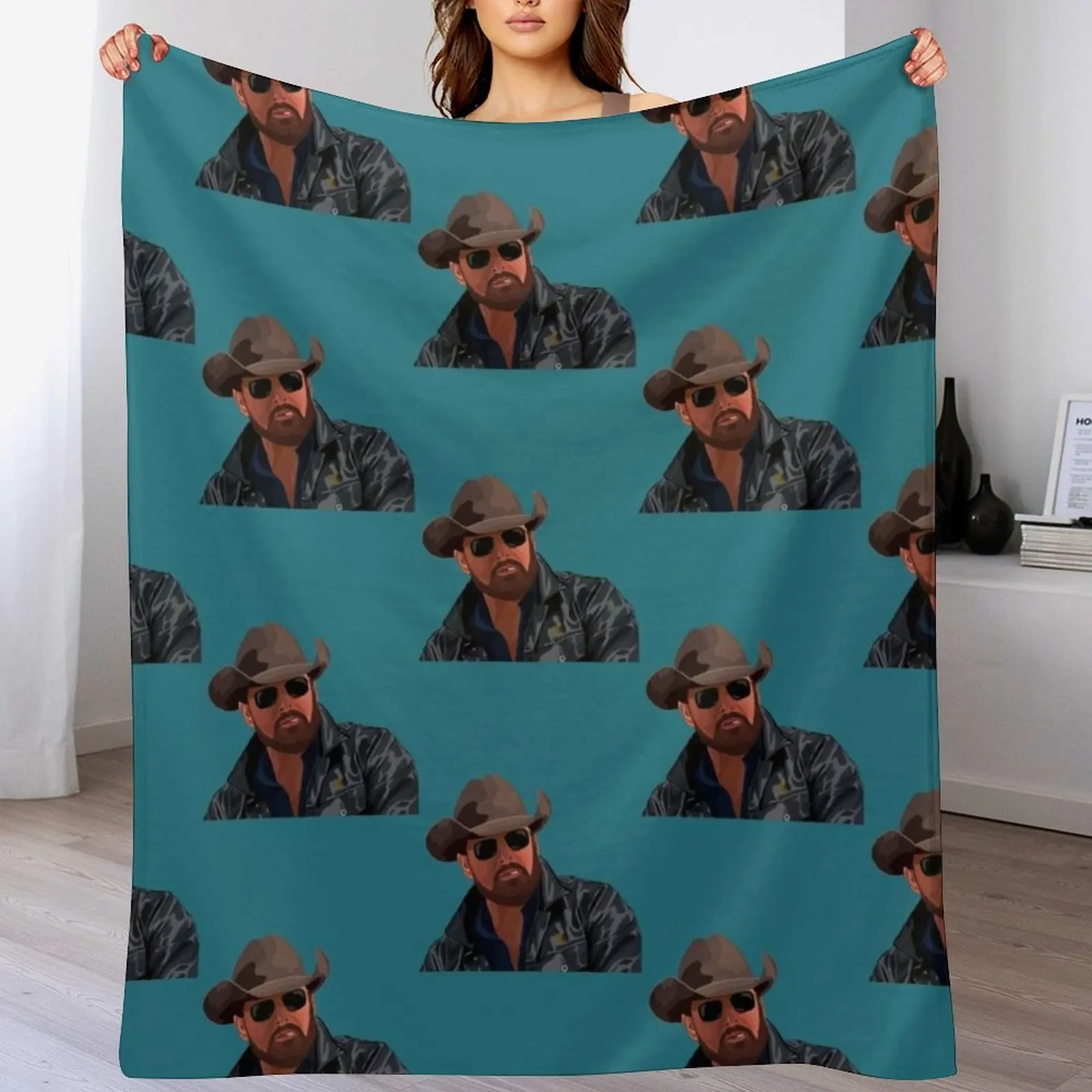 

Rip - Yellowstone Throw Blanket Flannel Decorative Throw Heavy Thermal Blankets