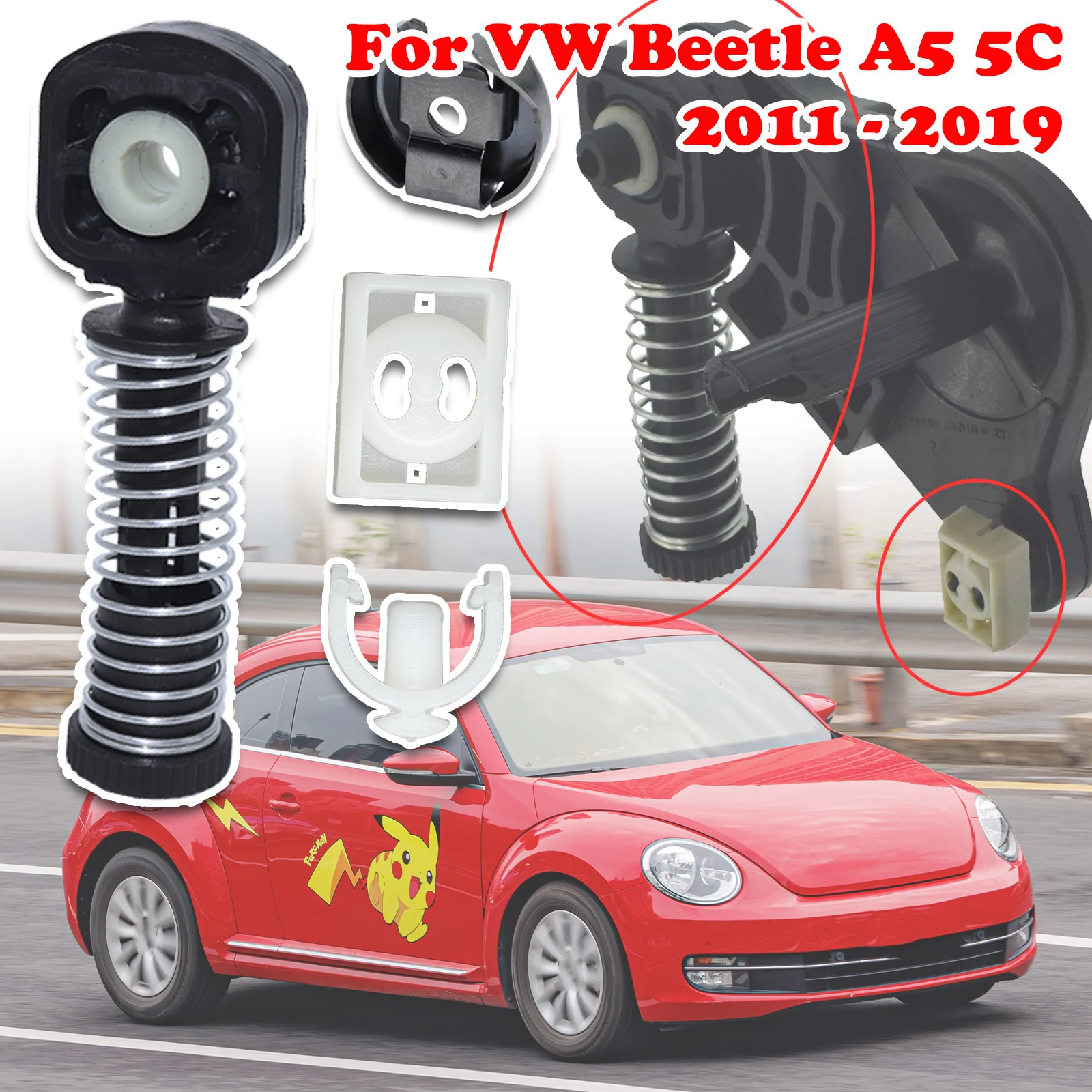 For VW Beetle A5 5C New upgrade Car Gear Selector Linkage Shift Lever Cable Connector Kit Gearbox Lock Connector 2011 2012- 2019