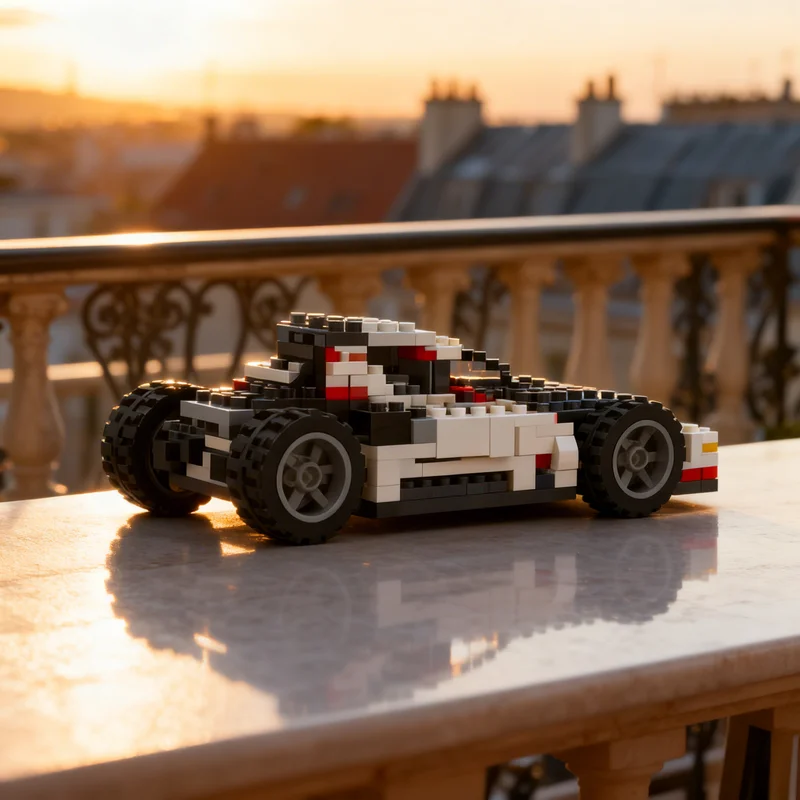Art Craft Idea - 4893pcs MOC Porschesd 919 Hybrid Art