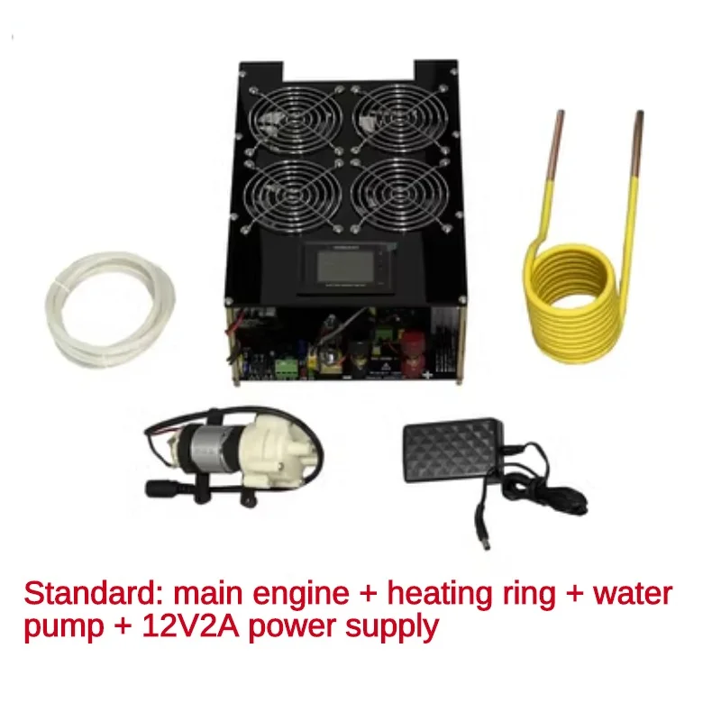 For 5000W/5KW High frequency Induction Heating PCB Board Melted Metal + Coil+Pump ZVS Induction Heater