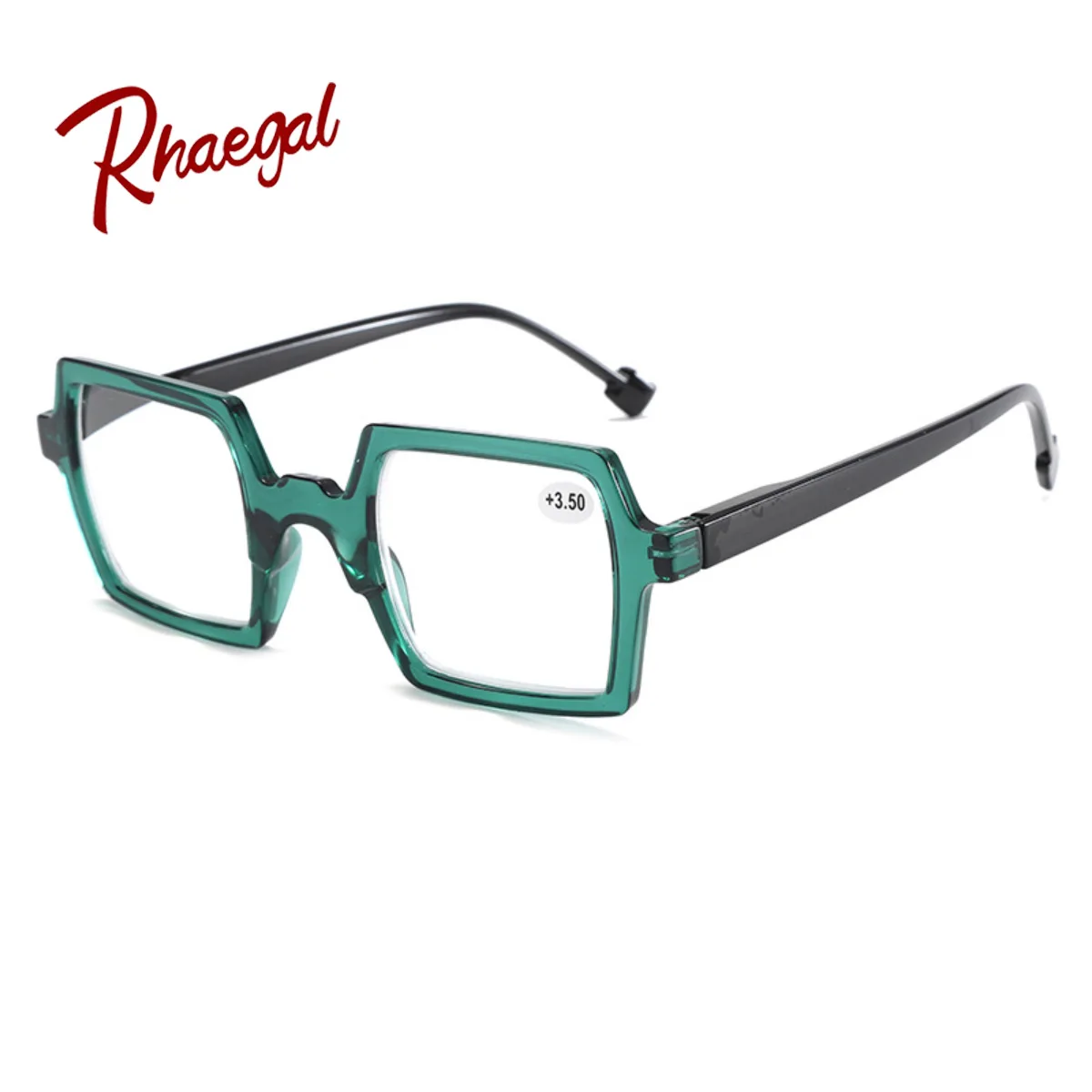 Rhaegal Vintage Classic Square Reading Glasses for Women Men Fashion Simple Presbyopic Glasses With Degree +1.0 To +4.0 очки