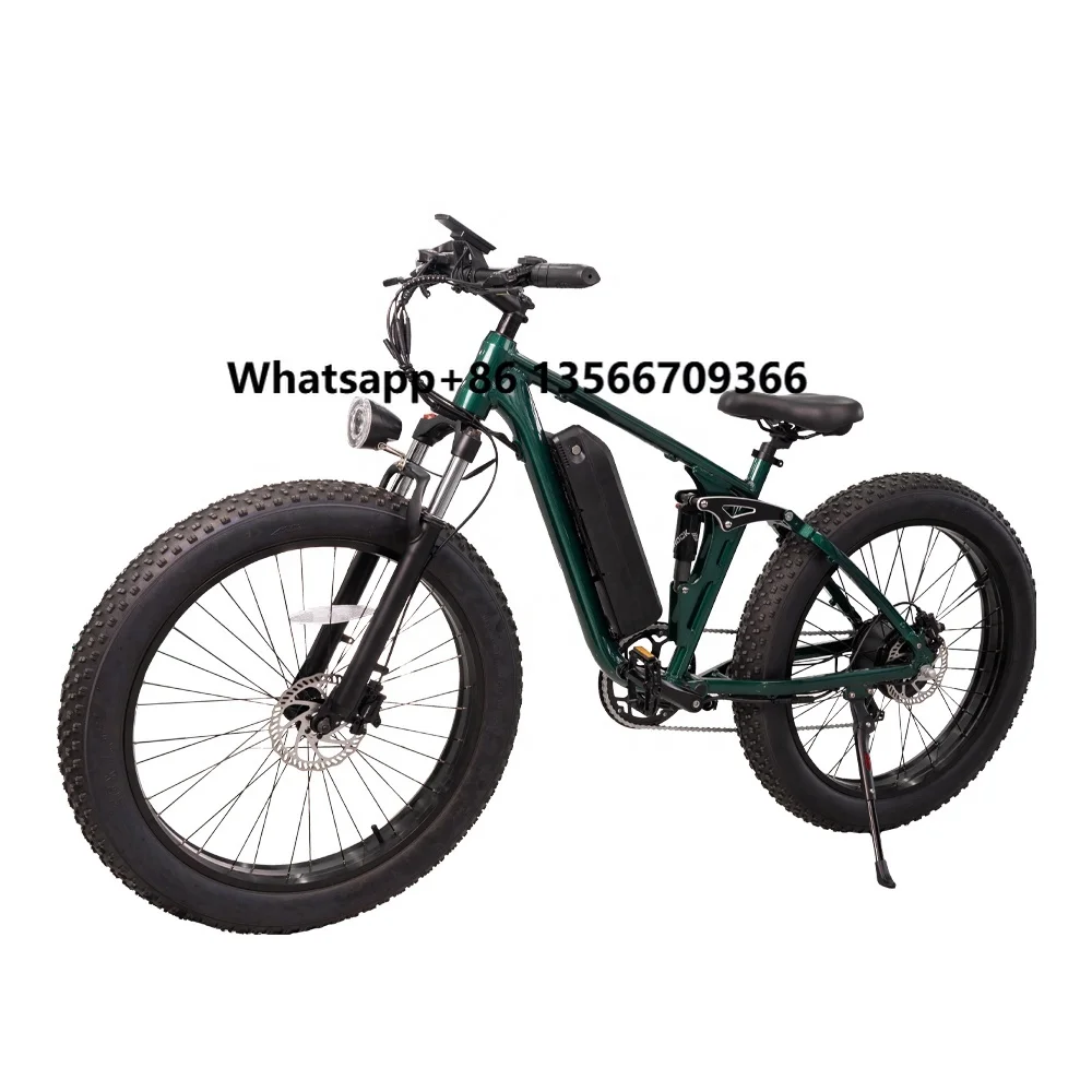 

7 Speed Road Bike Electric 48v 10Ah 1000W 26*4.0 Inch Fat Tire Electric Bike 60 km/h 40 Mph Electric Bike off Road