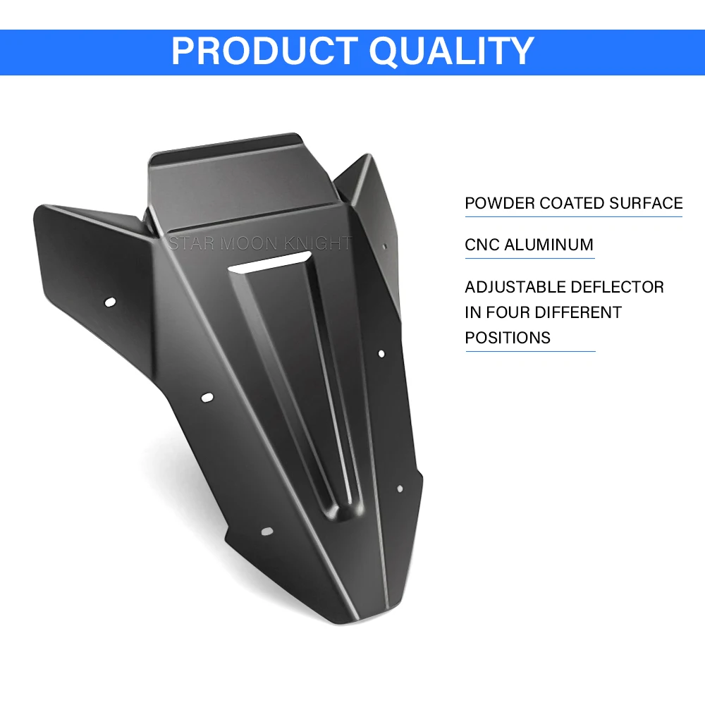 For Honda CRF1100L Africa Twin Adventure Sports 2020-2023 Motorcycle CNC Aluminum Windshield Windscreen Deflector Accessories