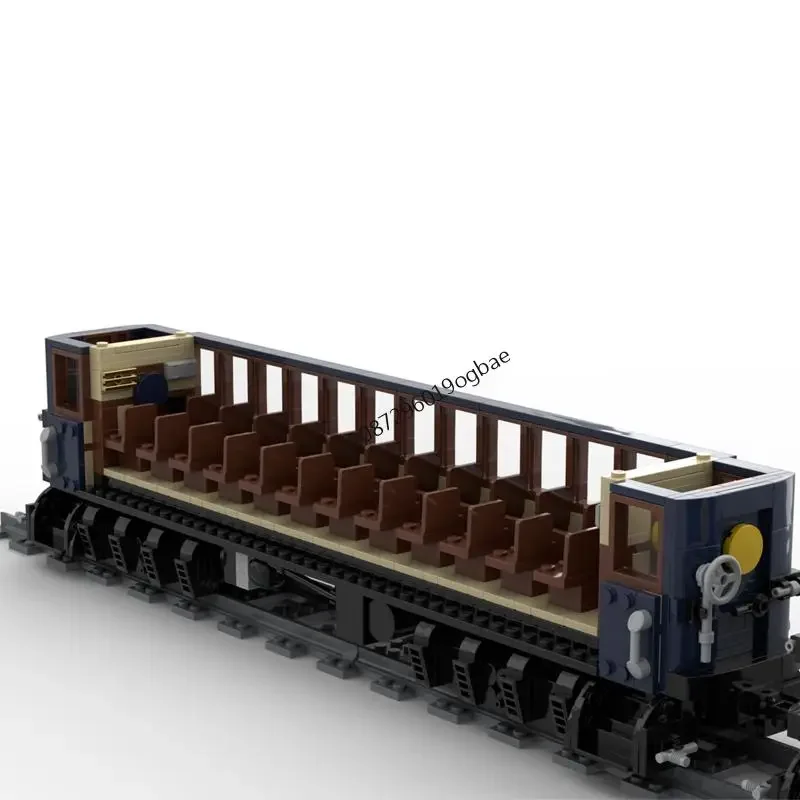 New 7284Pcs City Technical Train Tracks Railway Moc Polar Express Carriages Model  Custom Puzzles Diy Creative Ideas Toys Gifts