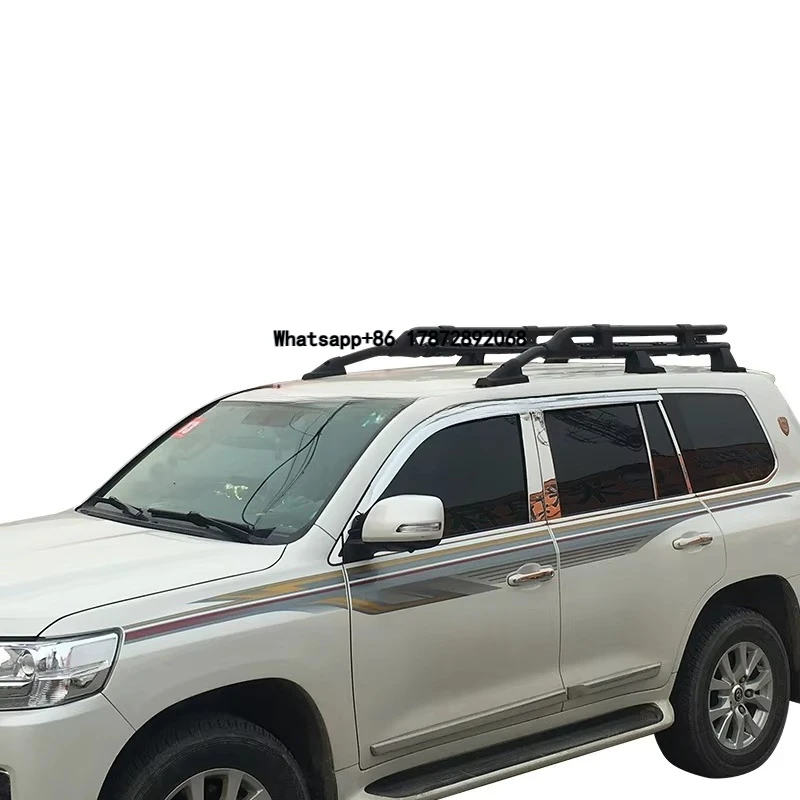 

Aluminum Alloy Silver Black Car Roof Rack Luggage Frame for RAV4 2019 2020