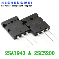 6PCS 2SA1943 TO-3P 2SC5200 TO-3PL=3pair ( 3PCS C5200 + 3PCS A1943 )