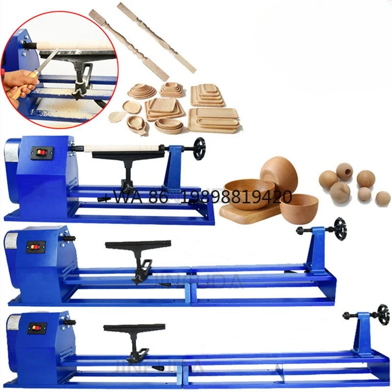 Lathe Tools Mini  Automatic Wood Turning Lathe for Sale Strong Power 400mm Distance Wood