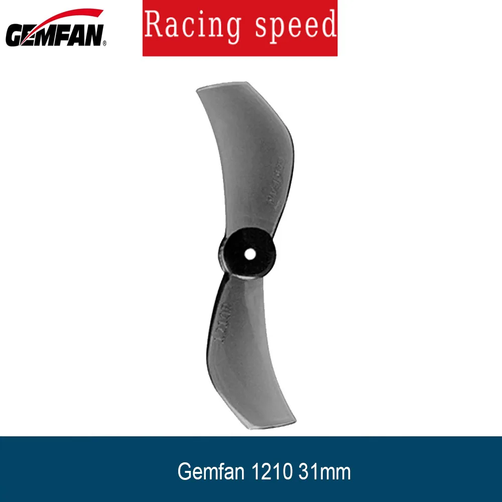 

4pairs Gemfan 1210 31mm 1.0mm Hole 2-Blade PC Propeller for RC FPV Freestyle Tinywhoop Micro Drones DIY Parts
