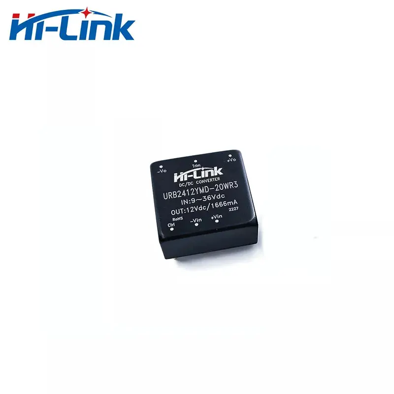 1 Uds envío gratis HLK-URB2412YMD-20WR3 módulo convertidor de DC-DC Hi-Link 9-36V a 12V 1666mA salida 24v ac a 12v dc convertidor