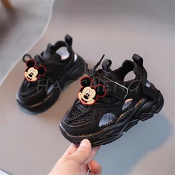 Estate Mickey Minnie bambini sandali traspiranti ragazzi morbidi e comodi scarpe da bambino all'aperto spiaggia bambini sandalo leggero