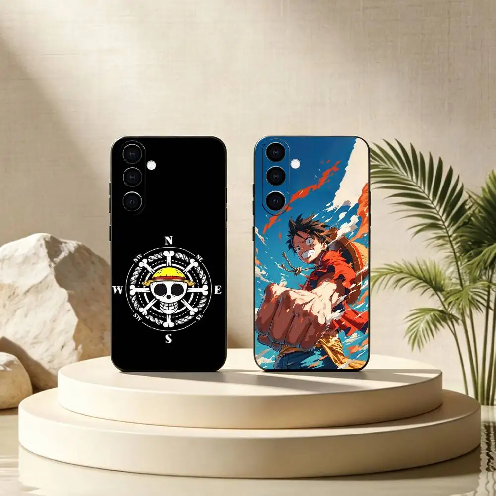 One Piece Monkey D Luffy Phone Case For Samsung Galaxy A73,A72,A71,A70,A53,A52,A51,Others Soft Black Cover Gift