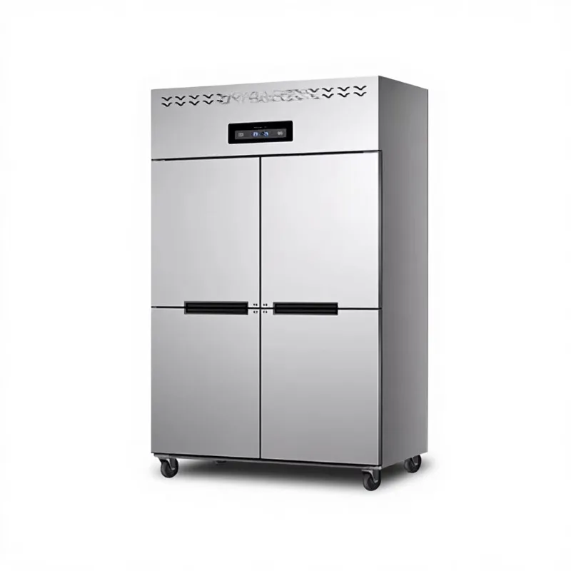 

Six-Door Commercial Refrigerators Freezers Dual-Temperature Preservation Large Capacity Kitchen Display Cabinets Upright