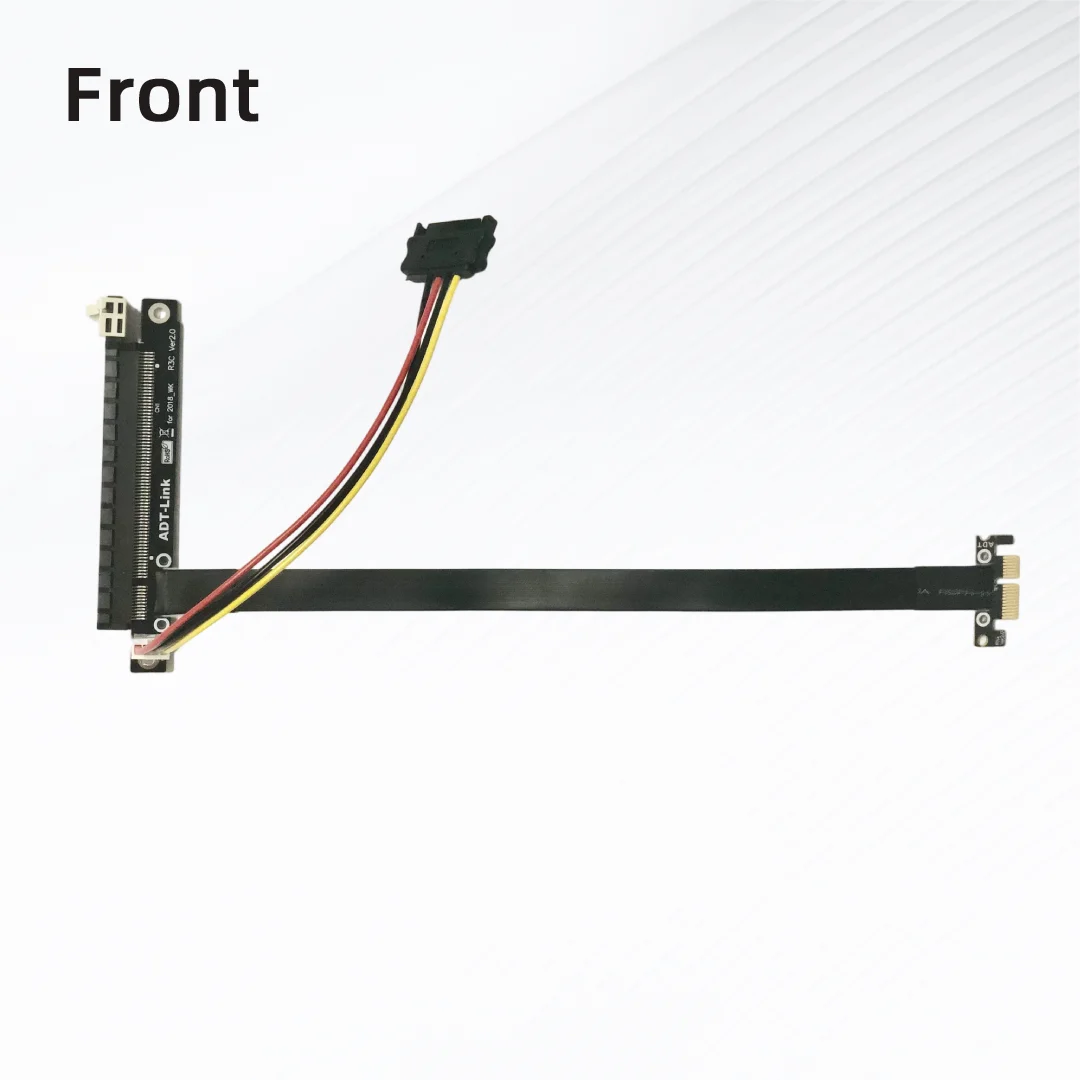 ADT-Link PCIe 3.0 x16 to x1 Graphics Card Extension Cable Stable Non-USB Adapter Support for nVIDIA  AMD Length Customization