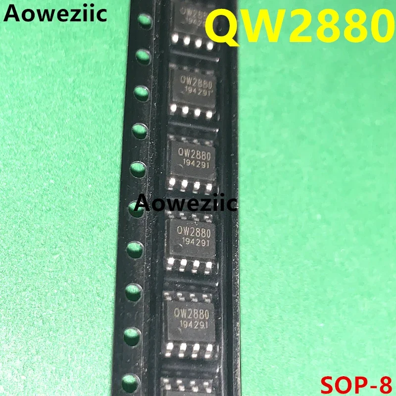 QW2880 SOP-8 LED bulb downlight non isolated driving IC fire emergency light lighting chip