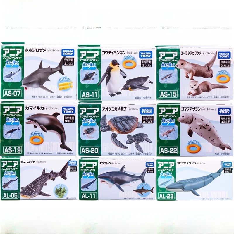Realistic Marine Wildlife Model Toys for Boys Seal Shark White Whale Crocodile Dolls Jointly Mobile Dolphin Shark Plastic Toys