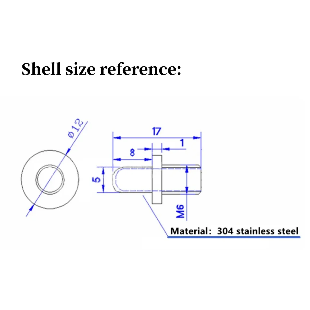 B3950 10K 50K 100K 1% termistor NTC sensor de temperatura à prova d'água M6 rosca aço inoxidável L500MM