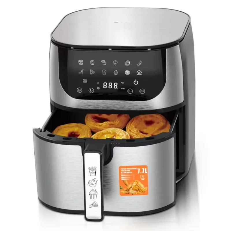 7.7L Large Capacity Oil Free Air Fryer, Digital Control Smart Electric Cooker, Multifunctional Kitchen Cooking Equipment