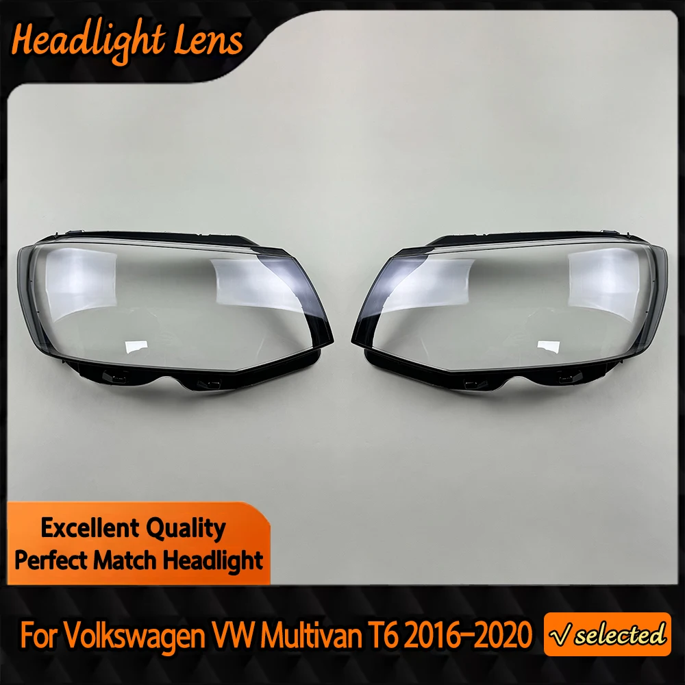 

Auto Light Caps Car Headlight Cover Lamp Case Glass Lens Lampshade Headlamp Shell For Volkswagen VW Multivan T6 2016-2020