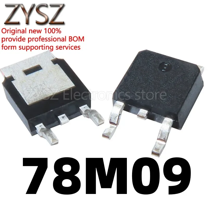 5PCS L78M09 L78M09CDT 78M09 chip TO-252 SOT-252 three-terminal regulator