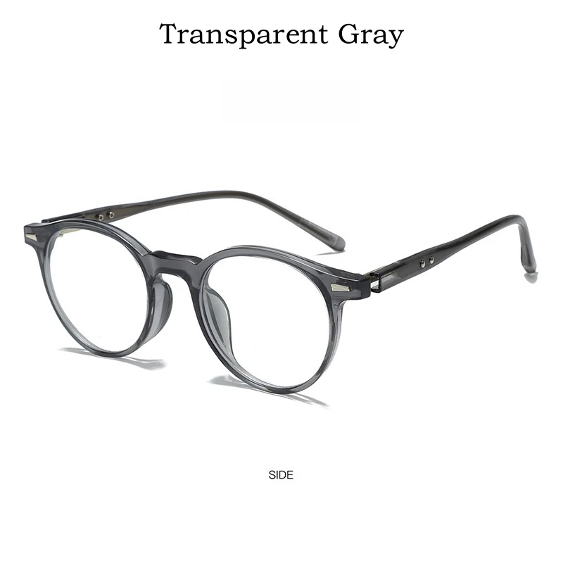Yimaruili ultraleichte Mode tr90 Brille Männer ohne Make-up Retro runde optische Brillen fassungen für Frauen tl715 – Detail 7