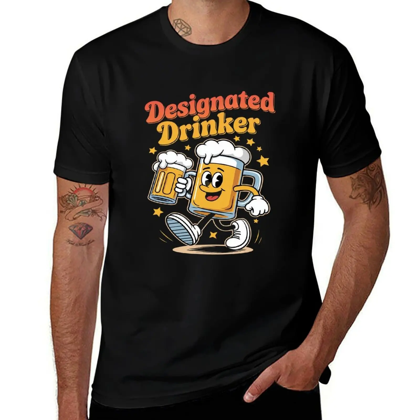

Designated Drinker Beer Drinking T-Shirt plus size clothes anime stuff hippie clothes mens graphic t-shirts anime
